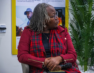 Report launch panellist listening during the discussion