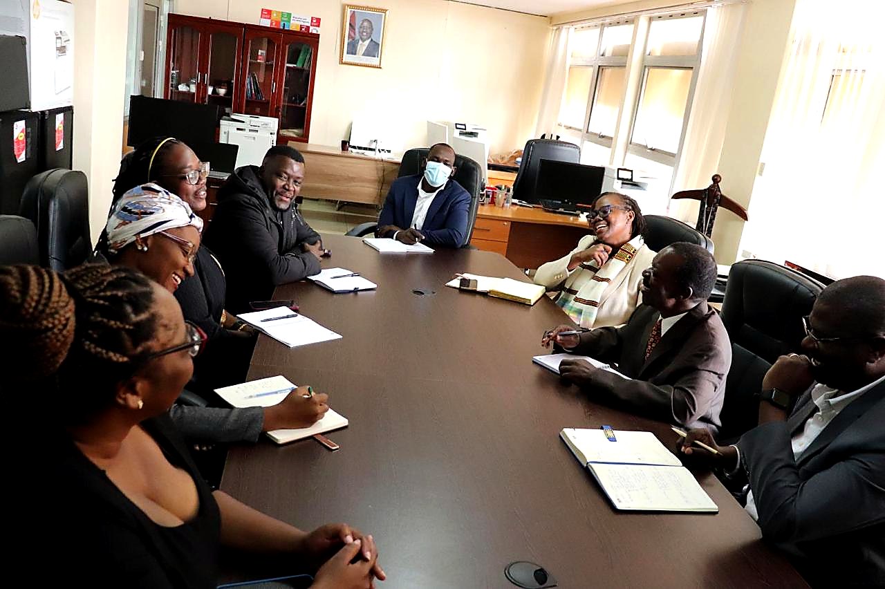 A collaborative moment during the MPH, URC and NCM partnership meeting
